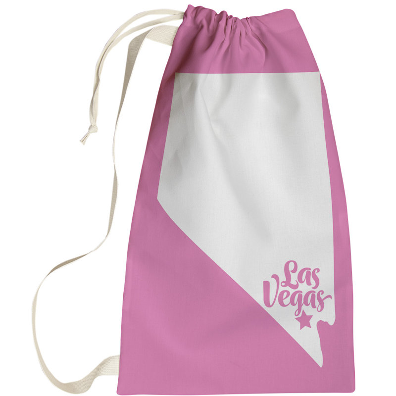 Sac à linge las vegas nevada, Petit (H 29 po x l 18 po), Rose