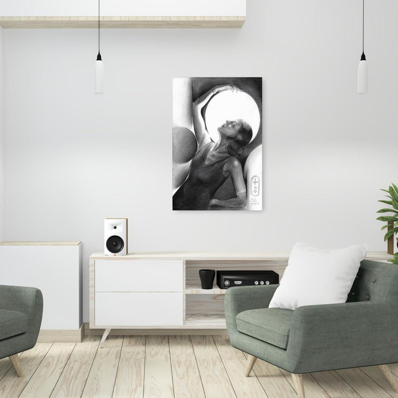 «Elegant Woman», reproduction d'art classique classique de rêve, 36" H x 24" W