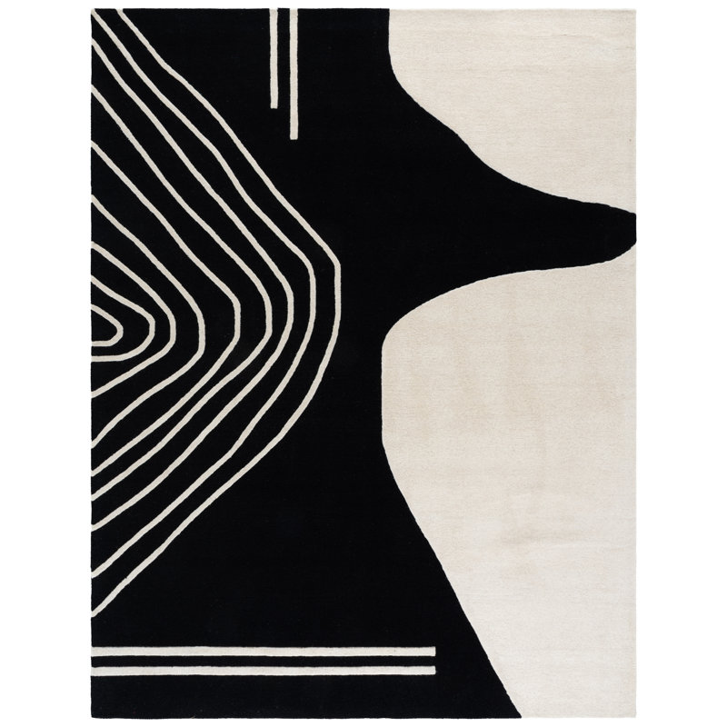 Arabelle Rodeo Drive 860 Area Rug In Black / Ivory, Rectangle 8' x 10'