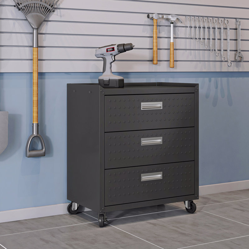 Armoire de garage 30 po, Noir