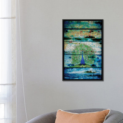 «Peacock II» par Irena Orlov, impression sur toile tendue