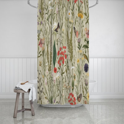 Brandolyn Floral Shower Curtain