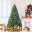 Arbre de Noël 6 pi avec 800 branches, 300 lumières pour la maison, le bureau et les fêtes-1007869006