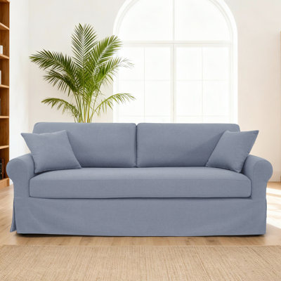 Rolled Arm Slipcover Sofa