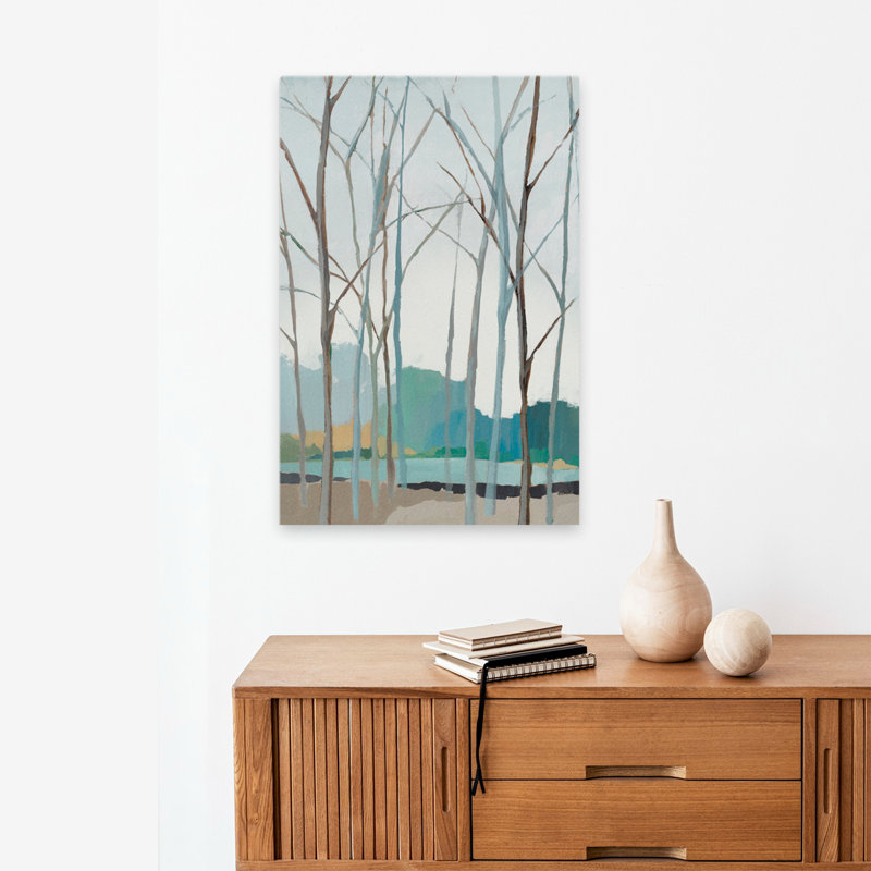 Arbres et hiver Winter Trees II, art, H 24 po x l 16 po