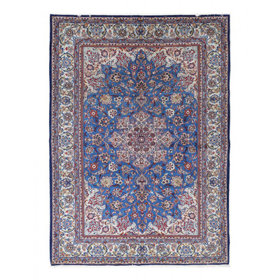 Fine Hand knotted Persian Isfahan 6'8"x9'6"