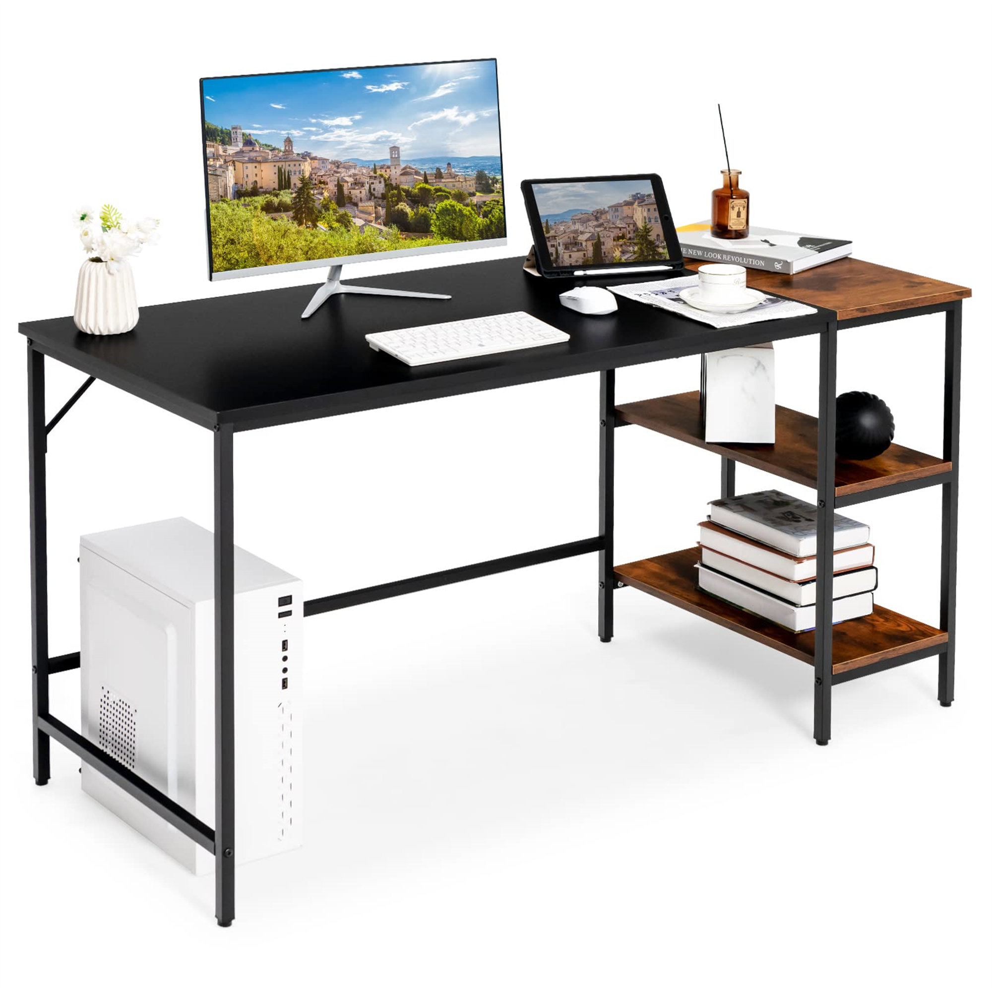 Borough Wharf Berghauser 140cm W Rectangle Writing Desk | Wayfair.co.uk