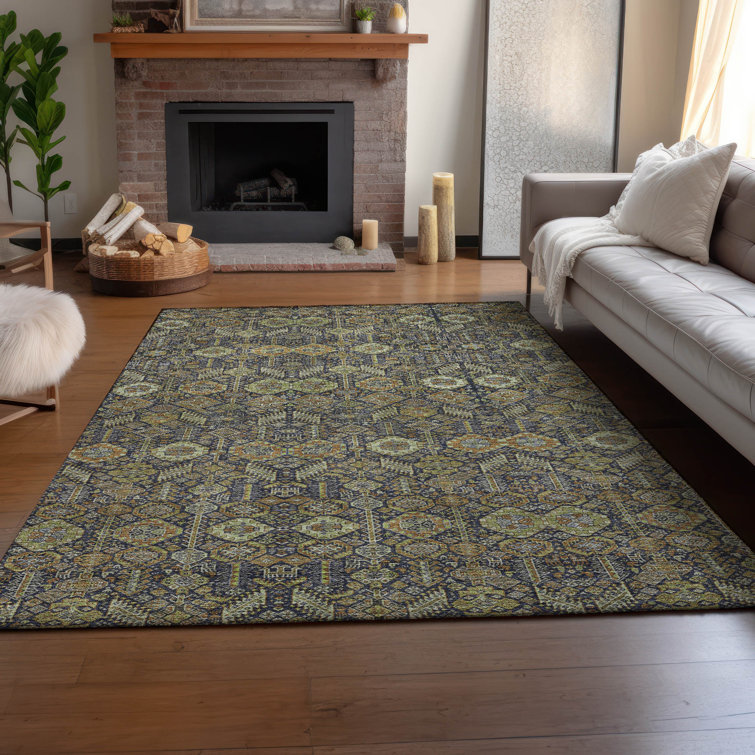 Premium Machine Washable Cerrito AMF574 Paprika Rug