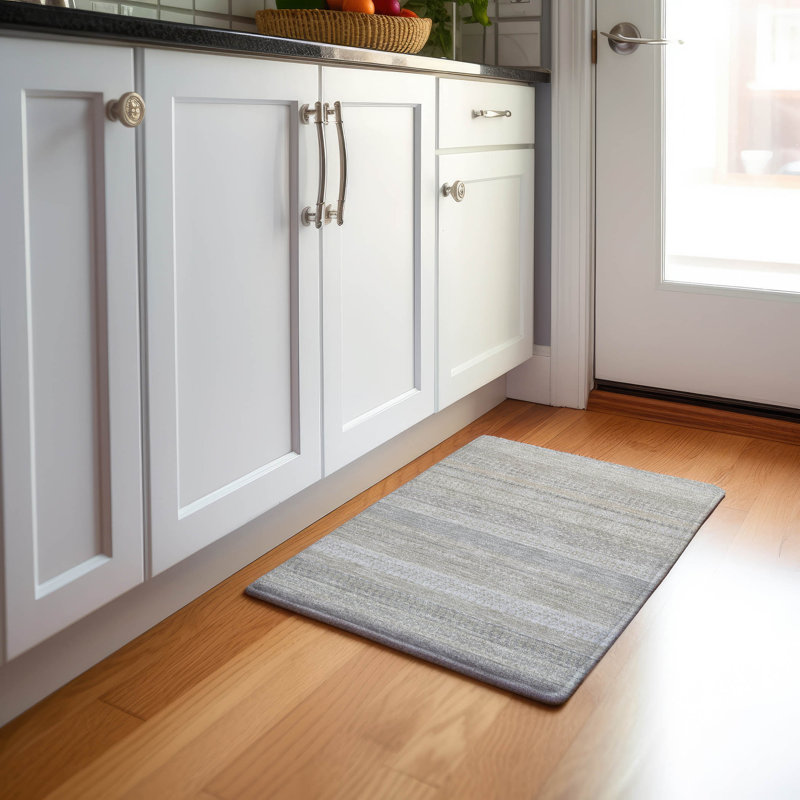 Tapis ivoire Cerrito AMF576 lavable à la machine de qualité supérieure, Rectangle 1 pi 8 po x 2 pi 6 po