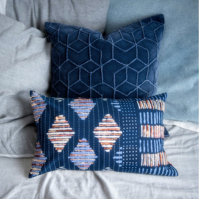 Coussin velours Mccombs