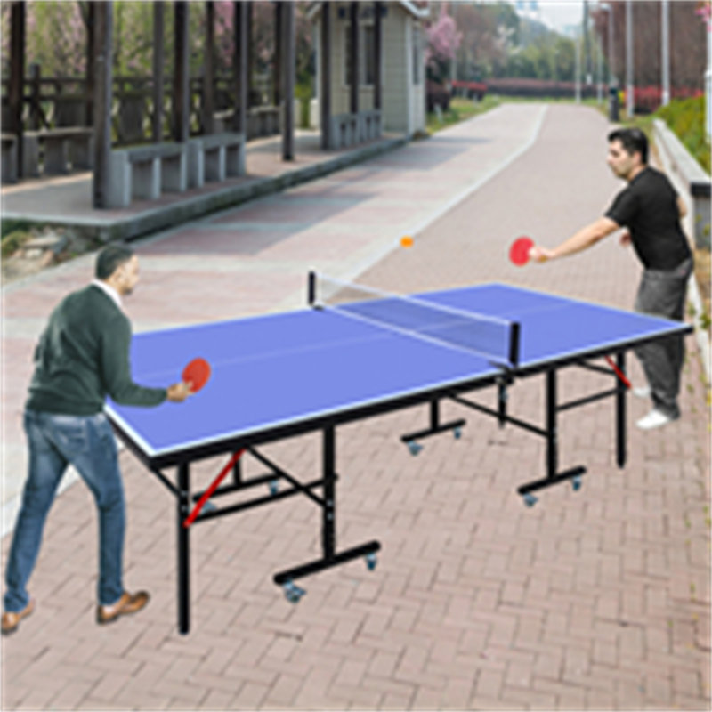 Ensemble de table de ping-pong pliable et portatif de 8 pieds de taille moyenne pour jeux de table d'intérieur avec filet