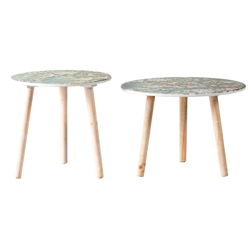 2 tables d'appoint Nature Inspired