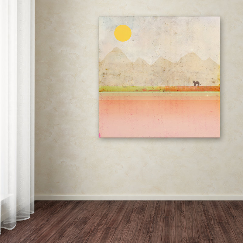 « roaming free », art sur toile, H 14 po x l 14 po