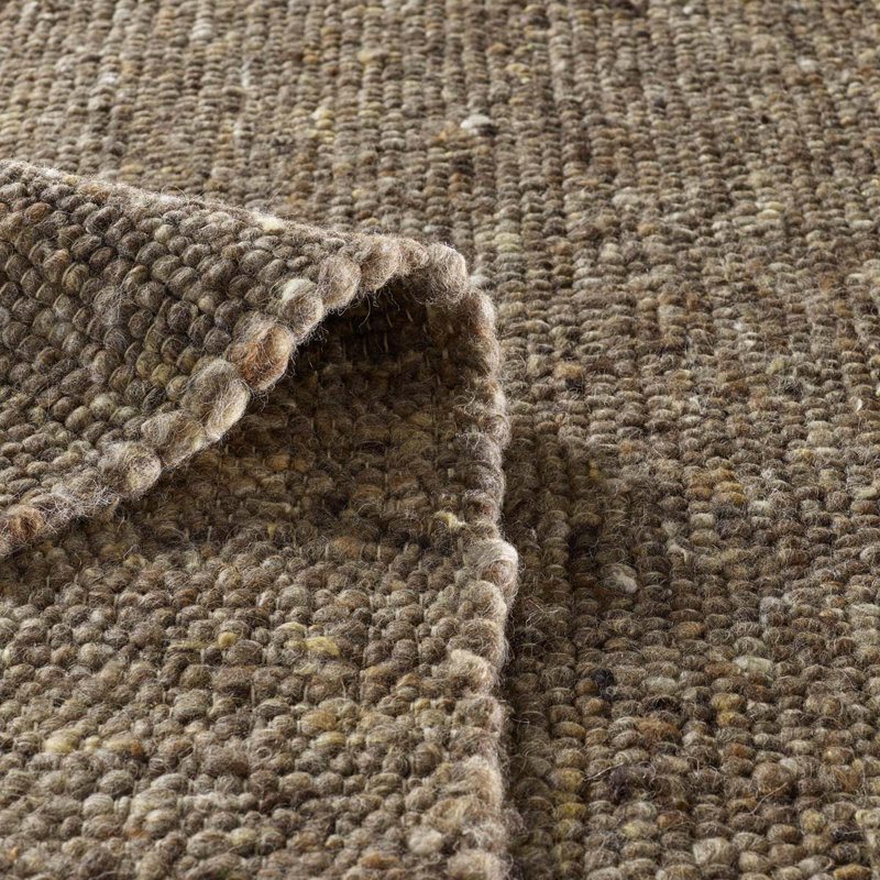 Agnuni Solid Colour Hand Woven Area Rug, Rectangle 200 x 240cm