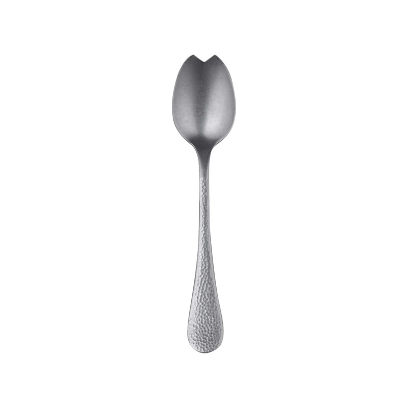 Epoque Stainless Steel Salad Servers, Pewter
