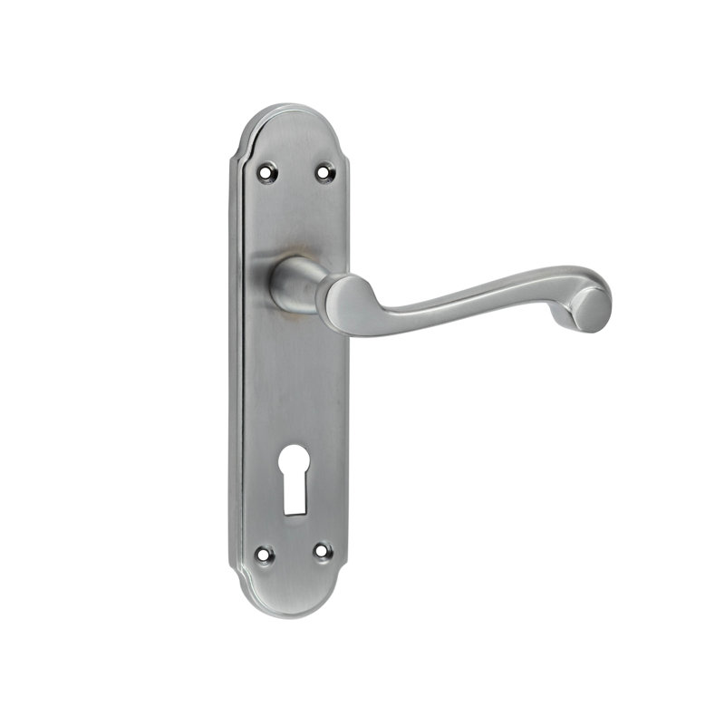 Marlow St Paul Door Handle, Satin Chrome
