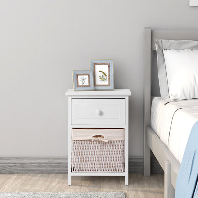 Worrell 35 cm W Bedside Table