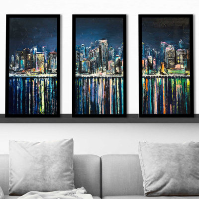 " Night Magic City " 3 - Pieces
