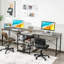 Bureau d'ordinateur en forme de L Ottman réversible-948375596