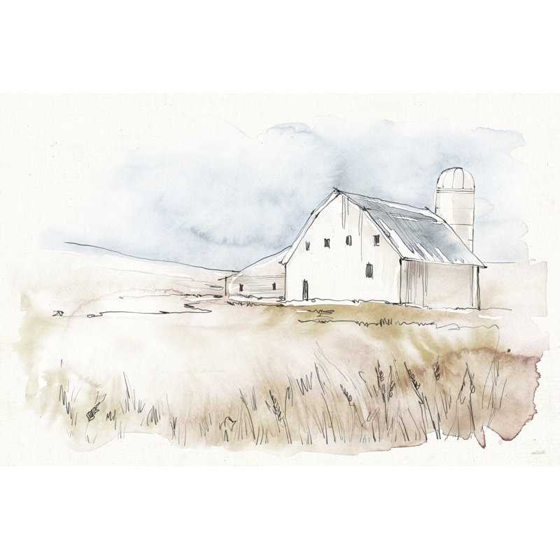 Fresh Farmhouse IX by Anne Tavoletti - Wrapped Canvas Painting, 30cm H x 46cm W