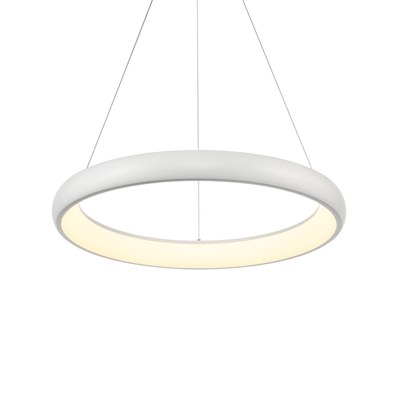 Cortana 1 - Light LED Pendant, 124" H x 24.25" W x 24.25" D, White