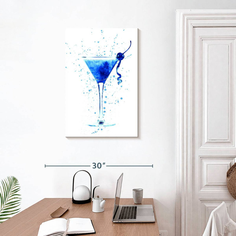 Yarlin Cocktail Drinks Glass WC I, 30" H x 20" W