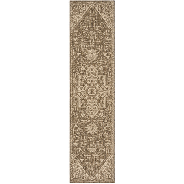 Danya Oriental Cream/Beige Indoor/Outdoor Area Rug