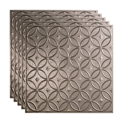 24'' L x 24'' W Textured Vinyl Drop-In Ceiling Tile
