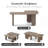 35.43" L-Shape Coffee Table-32391783