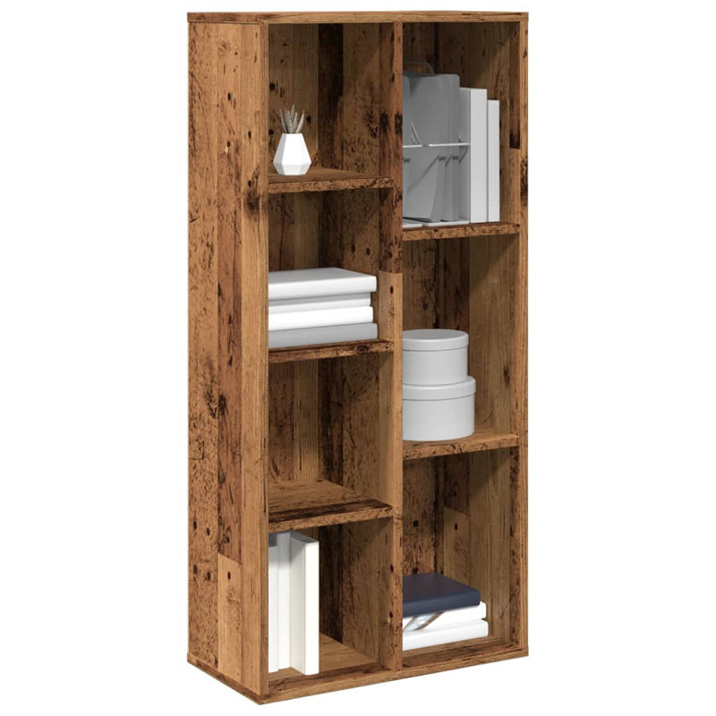 Mamet 106cm H x 50cm W Standard Bookcase, Old Wood