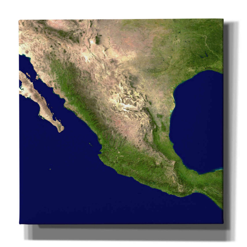 Mexique et Amérique centrale - Photographie sur toile tendue, H 12 po x l 12 po x P 0,75 po