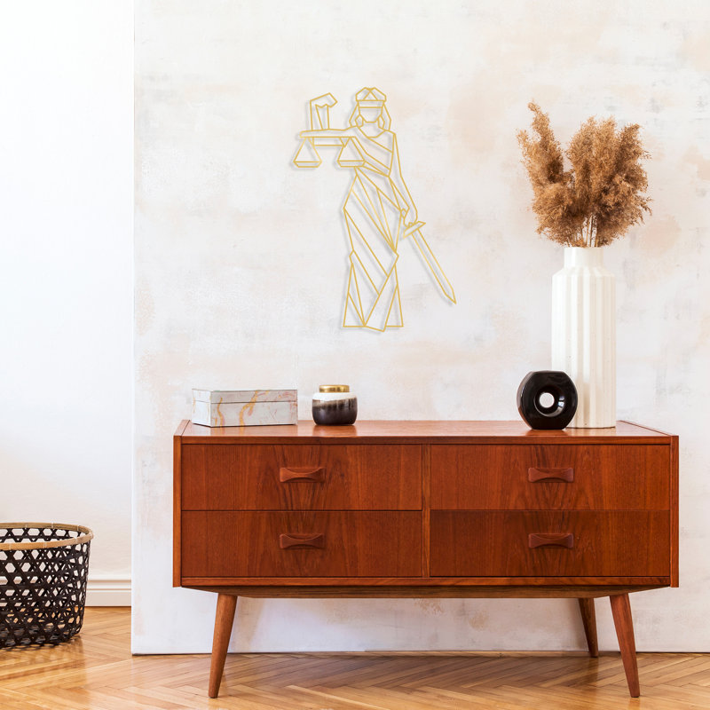 Fantasy & Sci-Fi Wall Decor on Metal, Gold