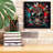  'Paint Splash Skull' by Rey Klimt Canvas Wall Art-287999950