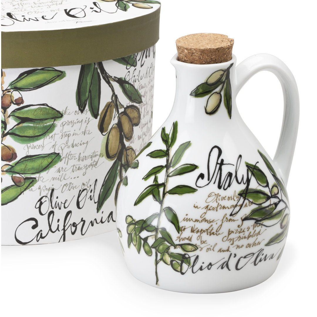 Olive Oil 24oz. Single Oil / Vinegar Cruet Rosanna