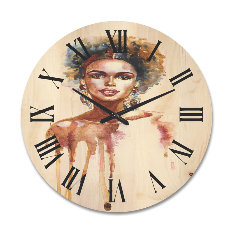 Horloge murale en bois, Grand