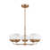 Avoca 5 - Light Dimmable Modern Linear Chandelier