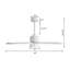 Ventilateur de plafond standard à DEL à 5 pales Athanafis avec télécommande et ensemble d'éclairage inclus-653865807-625809389-664920888