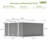 10 Ft. W X 12 Ft. D Outdoor Metal Storage Shed With Frame-104590395