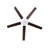Orbit 60 inch Indoor White  Ceiling Fan with LED Light kit and Remote Control