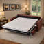 Canapé-lit en cuir avec matelas en mousse à mémoire de forme de 77 po Marcello, canapé-lit en cuir avec matelas en mousse à mémoire de forme