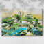 «Spring Village III», toile tendue avec châssis-1109211246