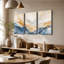 3 panneaux d'art mural, impression sur toile, paysage de montagne-1164251229