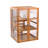 Multi-Level Bamboo Cat Enclosure With Clear Panels And Ladder