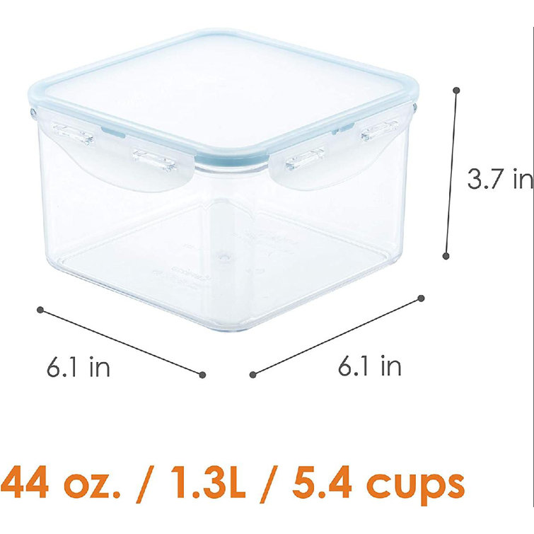 LocknLock Tritan Square Food Storage Container, 44-Ounce, Set of 2