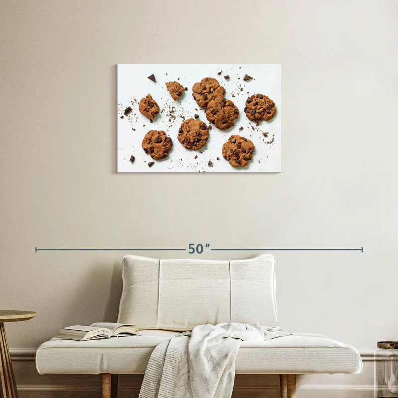 Biscuits aux morceaux de chocolat Yarlin, H 20 po x l 30 po