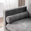 Canapé surdimensionné en chenille 2 places de 82,68 po de large avec coussins, idéal pour les chambres à coucher, les salons et les coins-fenêtres-394583468