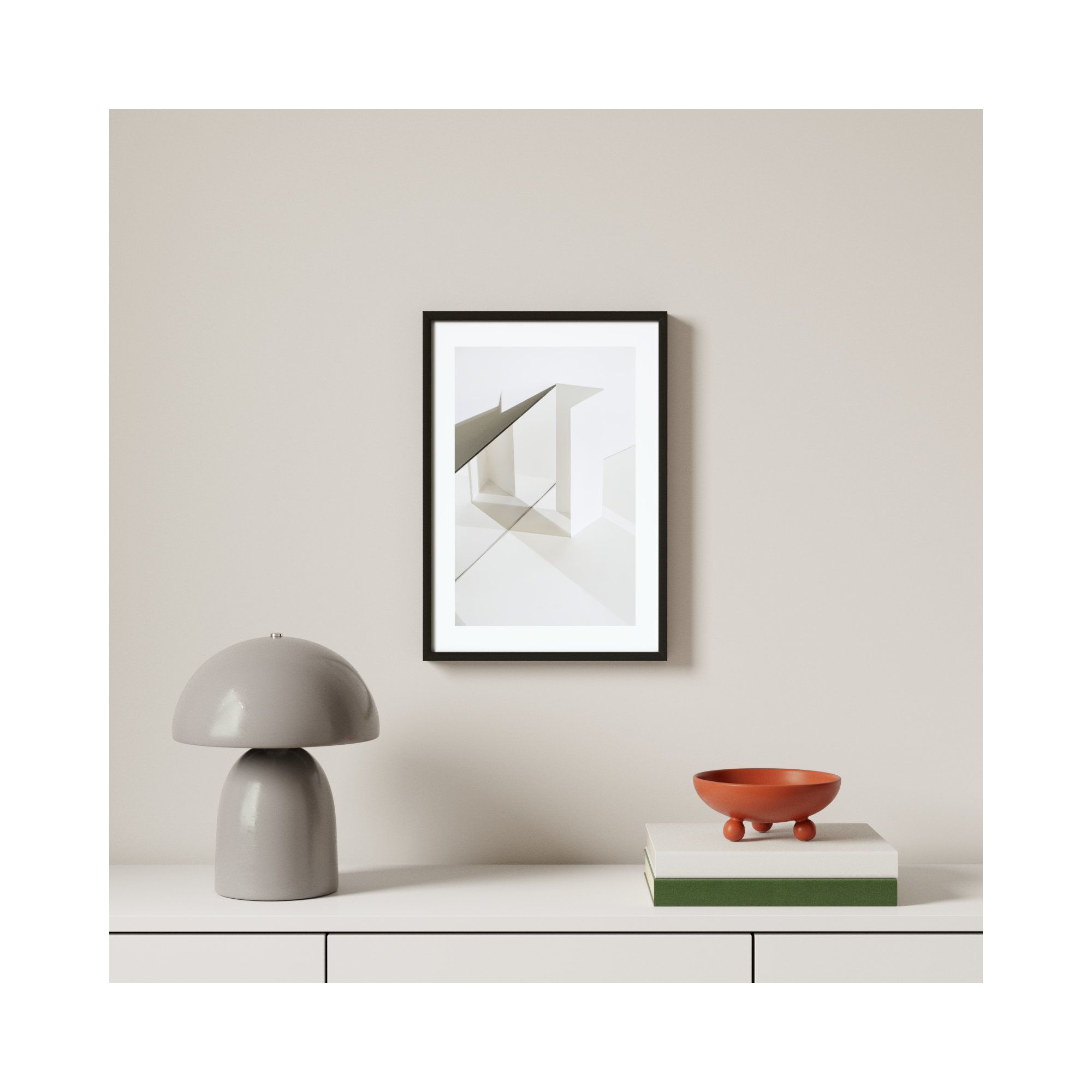 Lucie Clean Slate as an Object 5 by Svetlana Smirnova - Picture Frame Photograph, 20" H x 14" W x 1.25" D, Black