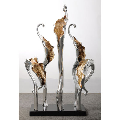 Luxury-sleek resin decorations