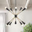 Lustre sphérique spoutnik à 10 lumières Kaythan