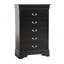 Commode LouisPhillipe G02150-CH, noir